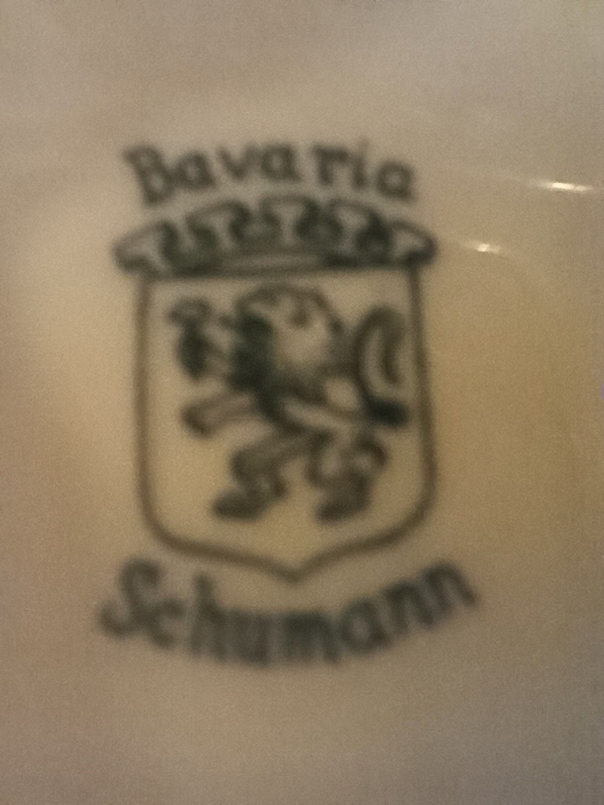 SCHUMANN Serwis 6 os. Pomarańczowa Róża Dzbanek Cukiernica Śliczny