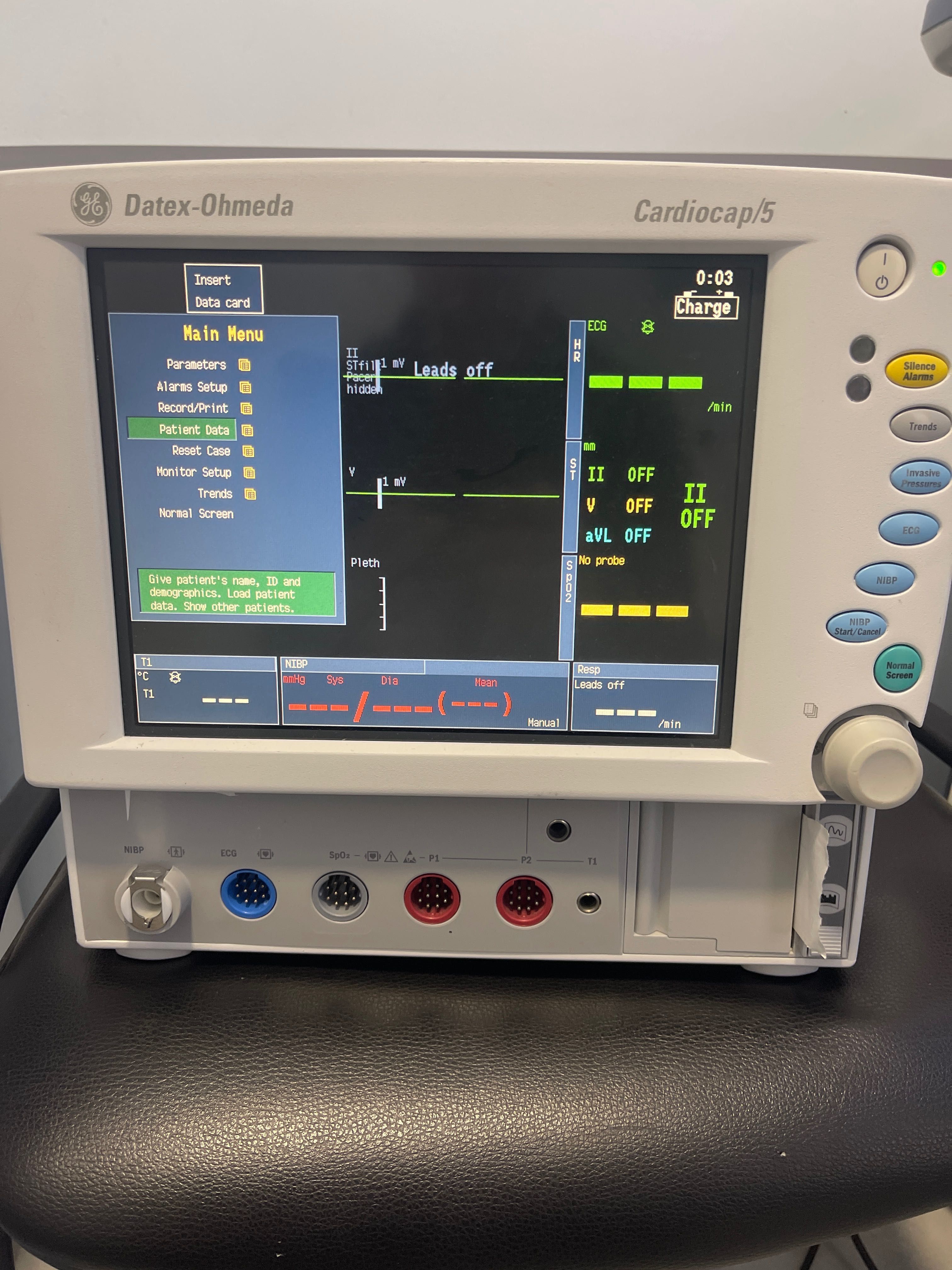 монитор пациента Datex Ohmeda Cardiocap 5