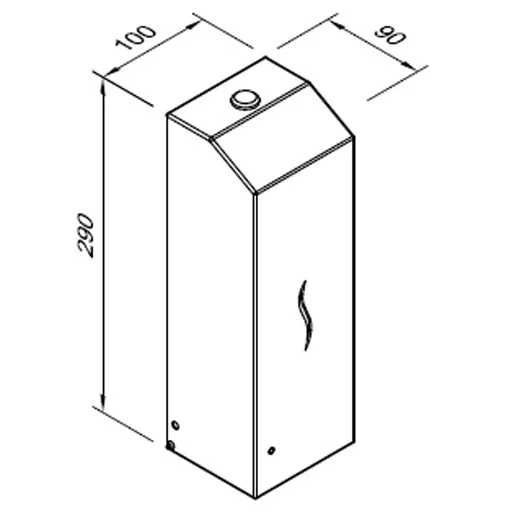 Automatyczny dozownik mydła i środków dezynfekcyjnych 1l FANECO