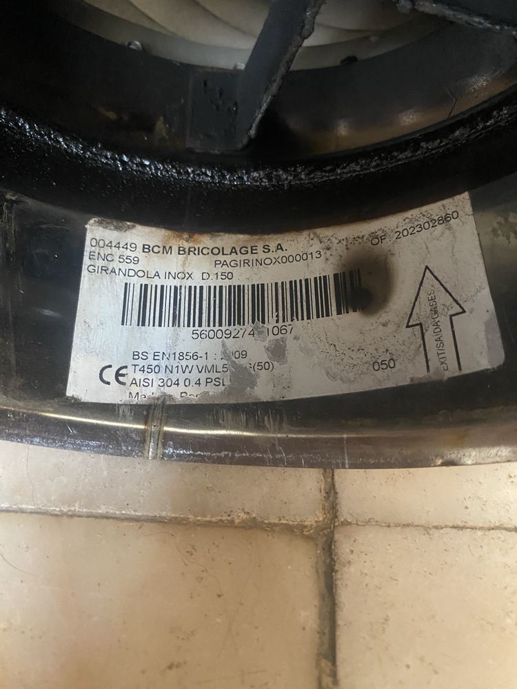 Girandola Inox 180mm