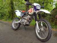 Honda XR400 idealna do kampera zarejestrowana