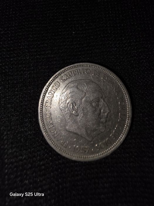 Moeda  muito rara pesetas espanhol