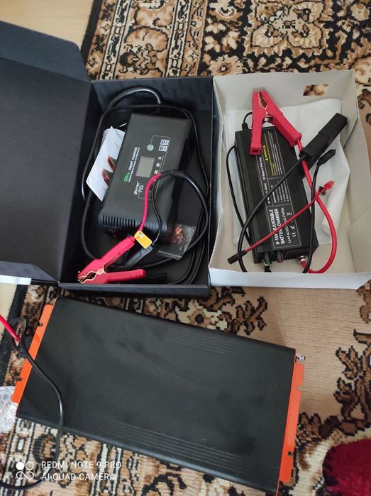 Комплект! акумулятор LogicPower LP LiFePO4 24V 100 Ah, з/п та інвертор