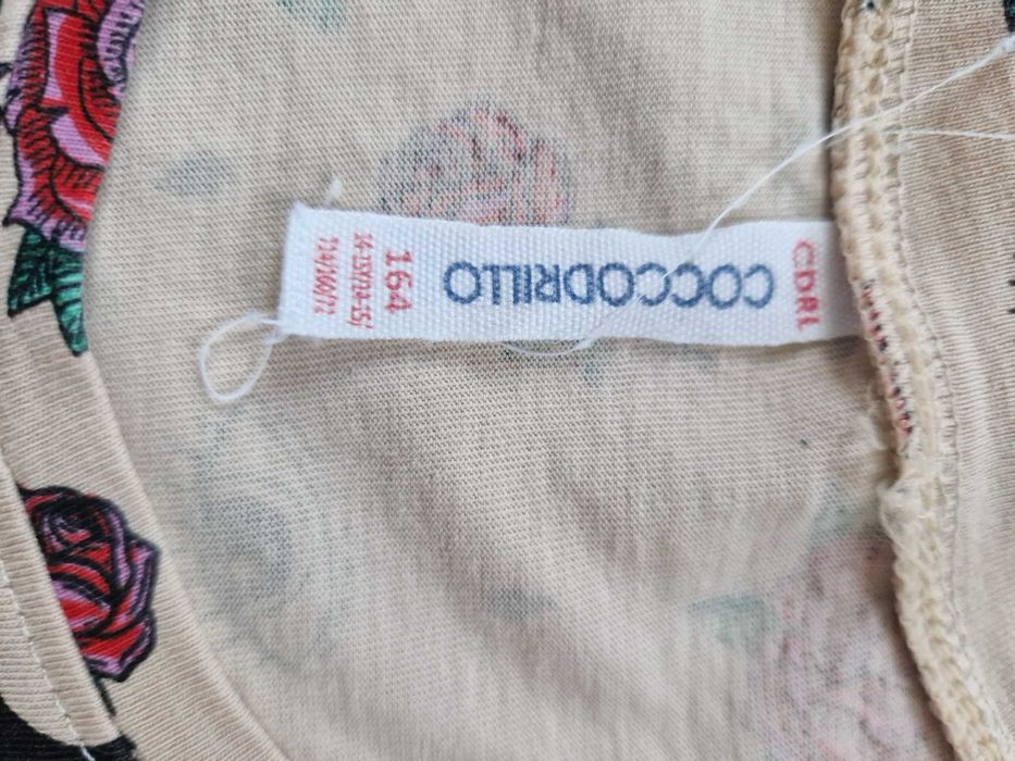 sukienka krótki rękaw, coccodrillo rozmiar 164