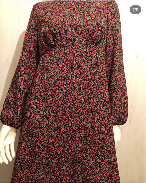 Плаття з квітковим принтом, розмір XL-XXL