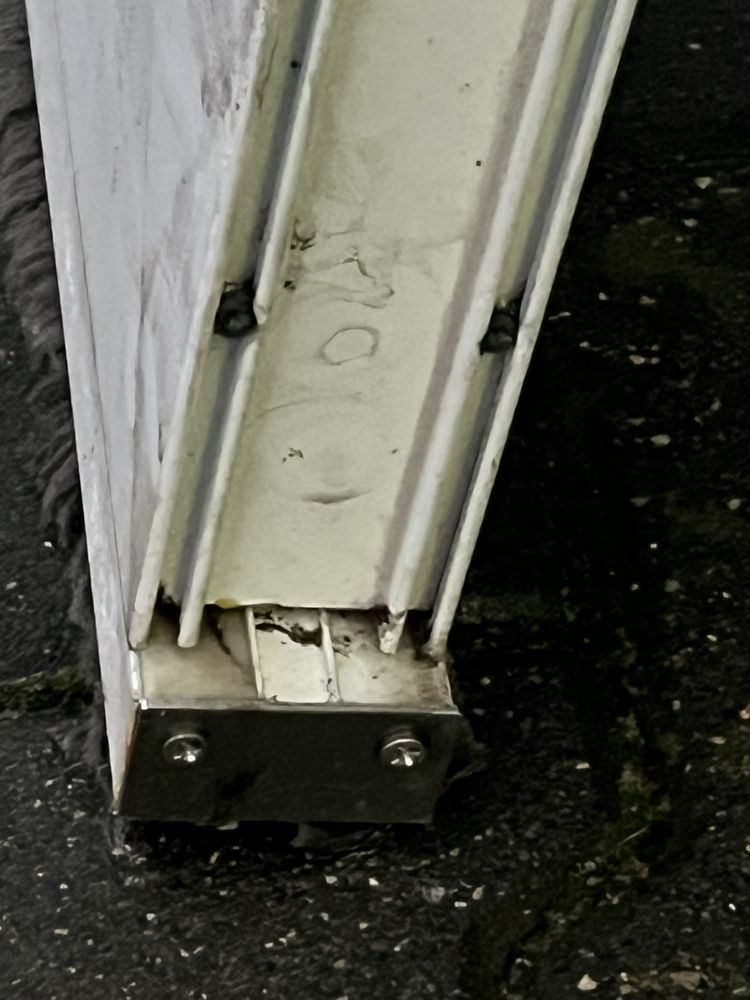 Drzwi aluminiowe 2 szt automatyczne 115x266 - 2szt