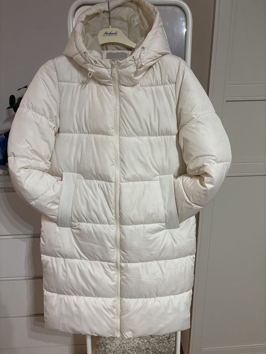 Kurtka zimowa pikowana biel smietankowa roz.38-40