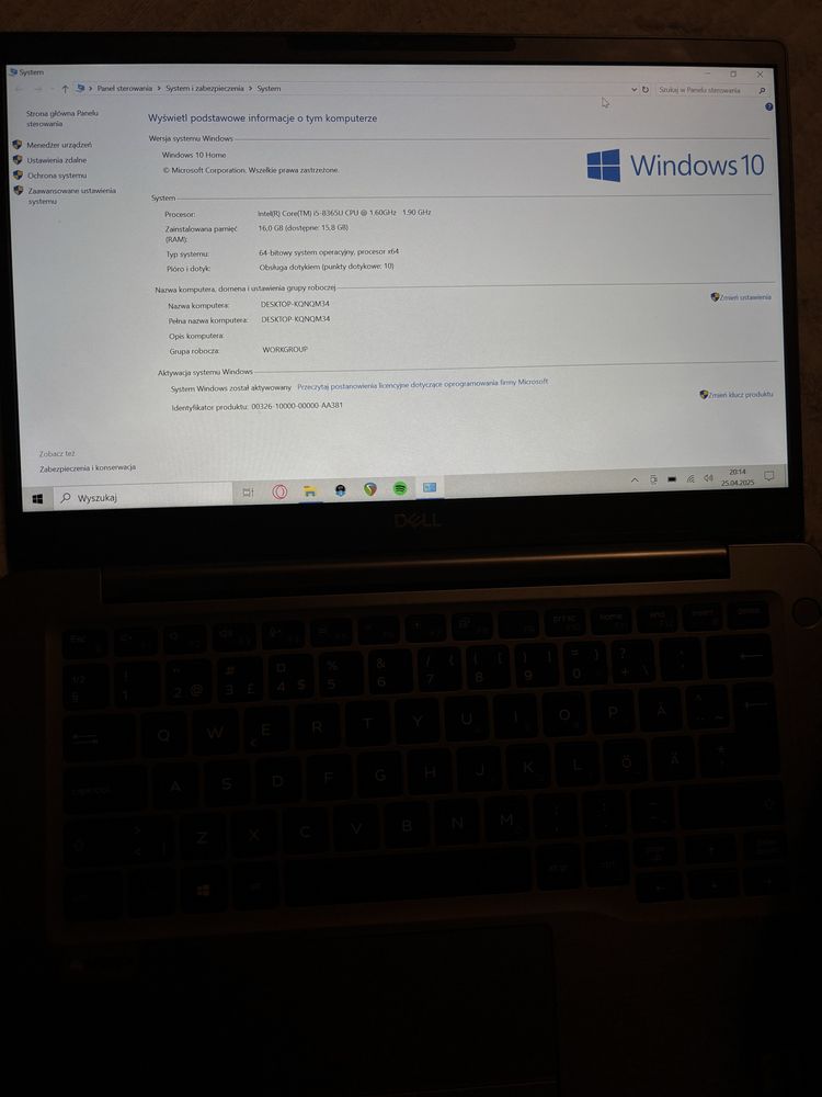 Laptop dell latitude 7300