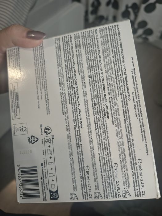 Zestaw Loreal professionnel molecular repair hair kit