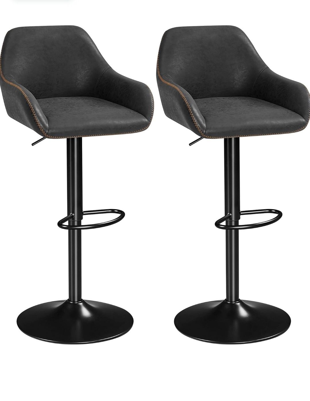 Krzesło barowe, hoker, stołki szare sztuczna skóraNOWE