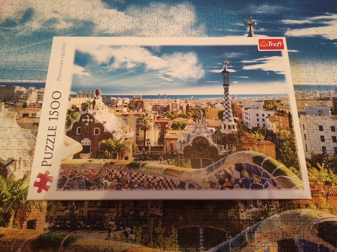 Puzzle trefl 1500 Barcelona Park Guell