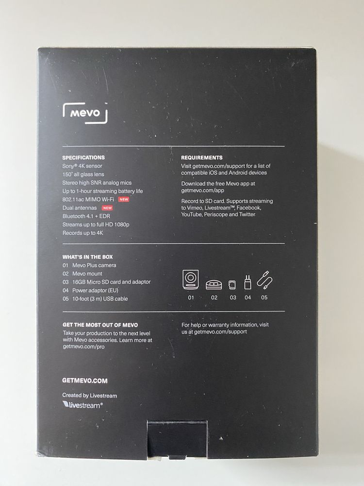 Mevo Plus 4K kamera livestream