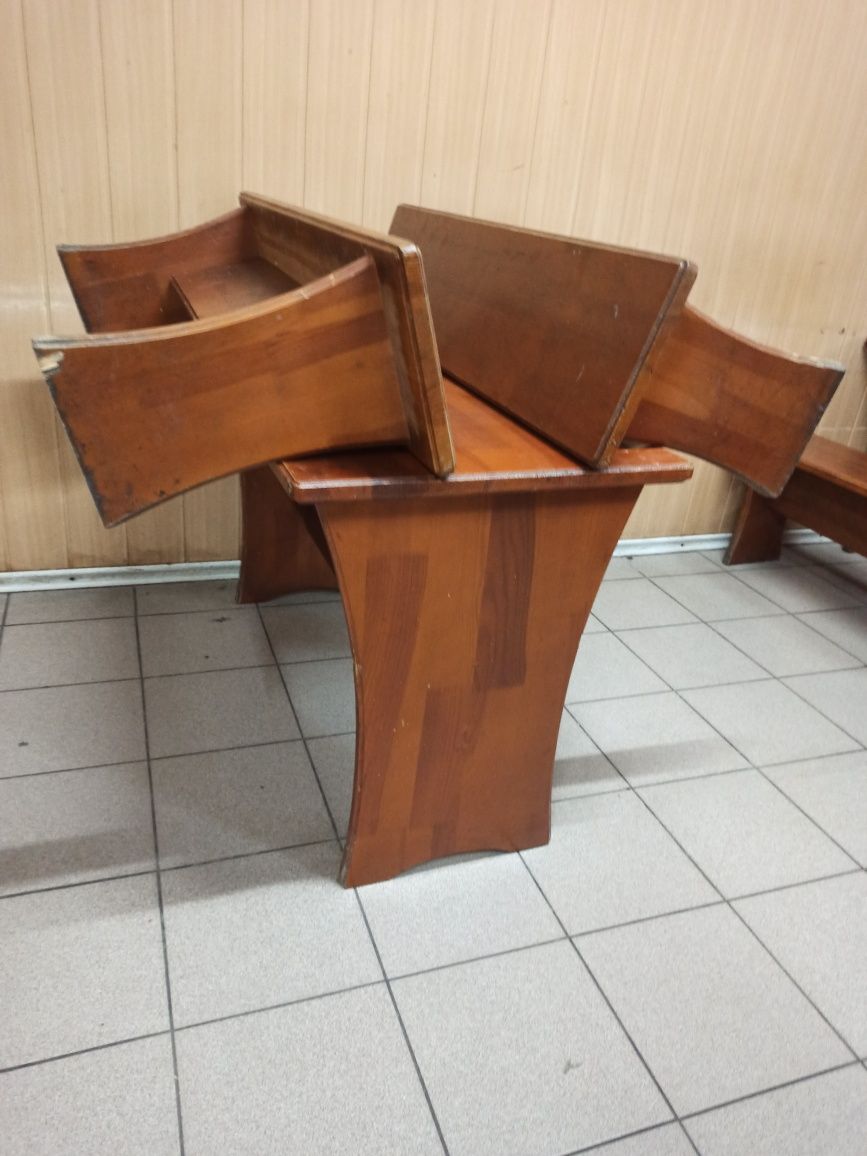 Комплект стол + 2 скамьи