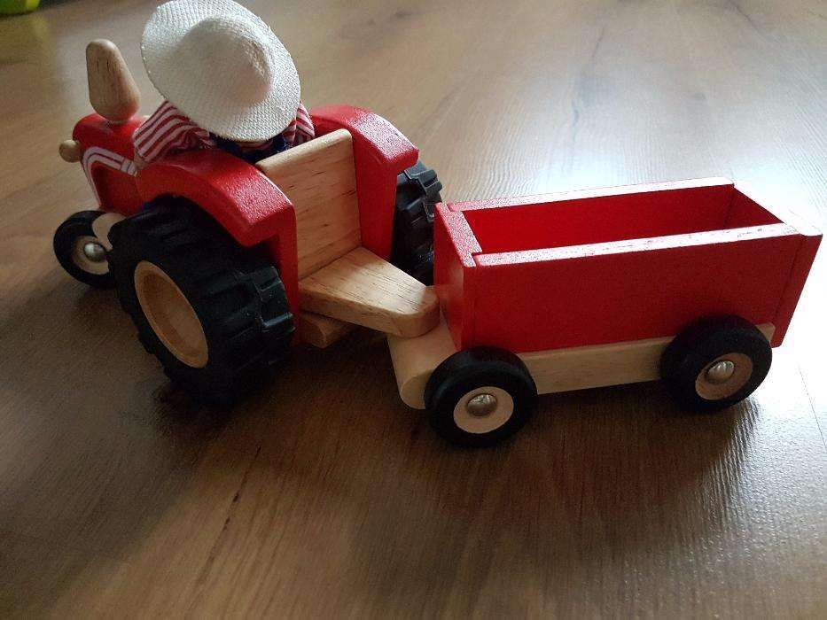 Traktor i farmer drewniane Voila