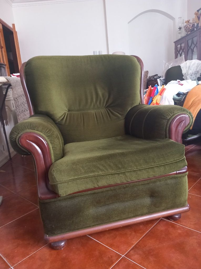 Conjunto de sofas - 3 lugares+2 poltronas
