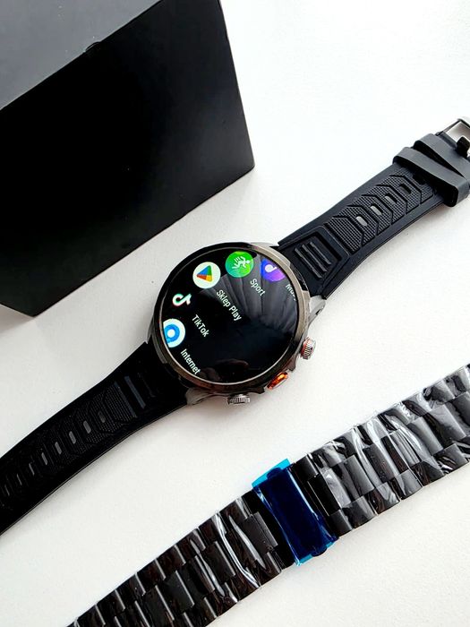 Męski smartwatch Duży Ekran, 1990 mAh, Karta SIM, WIFI, GPS