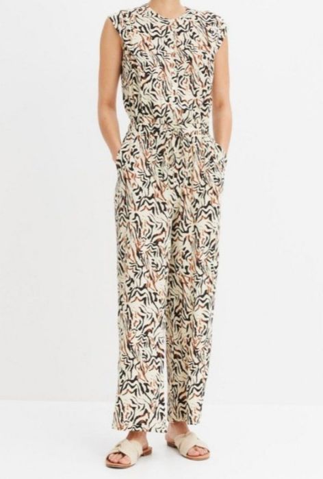 Nowy kombinezon damski z wiskozy 44 ecru