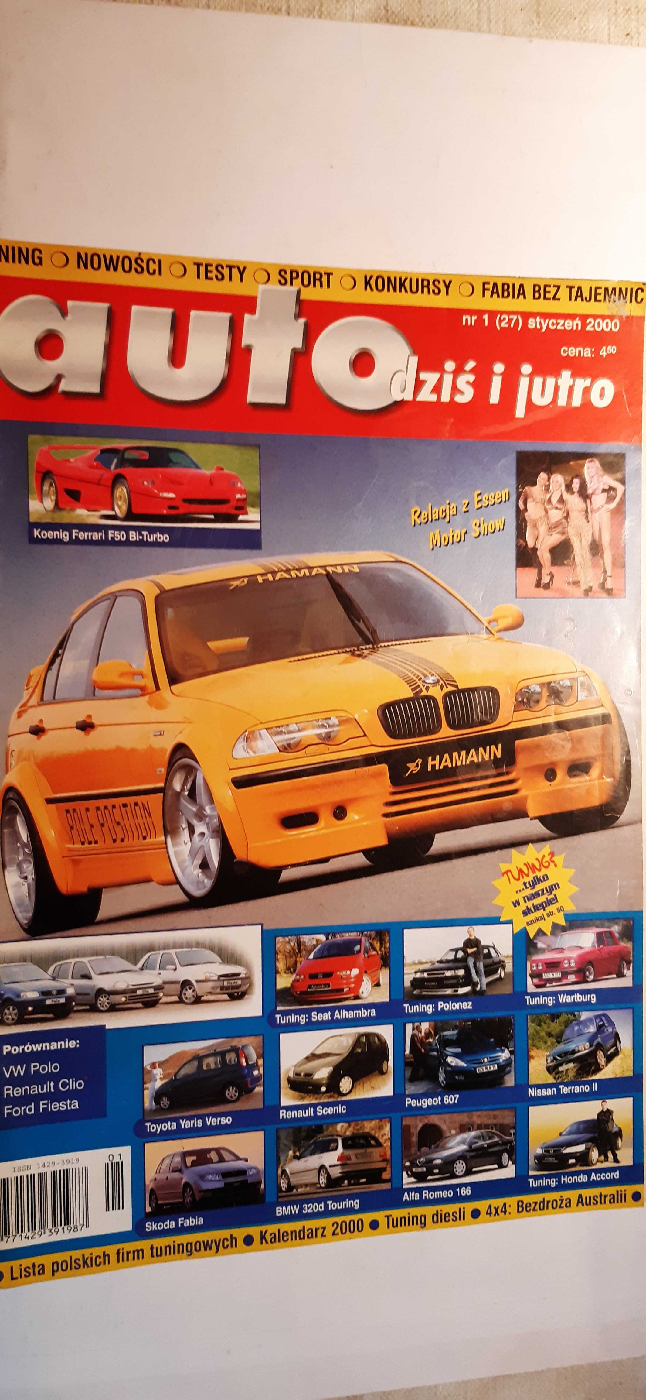 stare czasopismo auto dziś i jutro 1/2000
