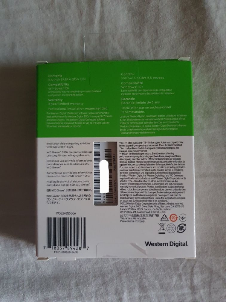 Western Digital GREEN 240GB SATA