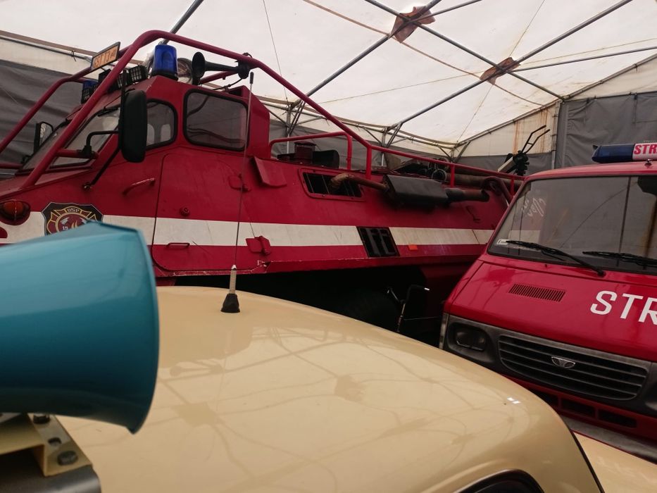 SKOT Straż Pożarna Samochód Specjalny Zabytek, Zabytkowy, Strażacki