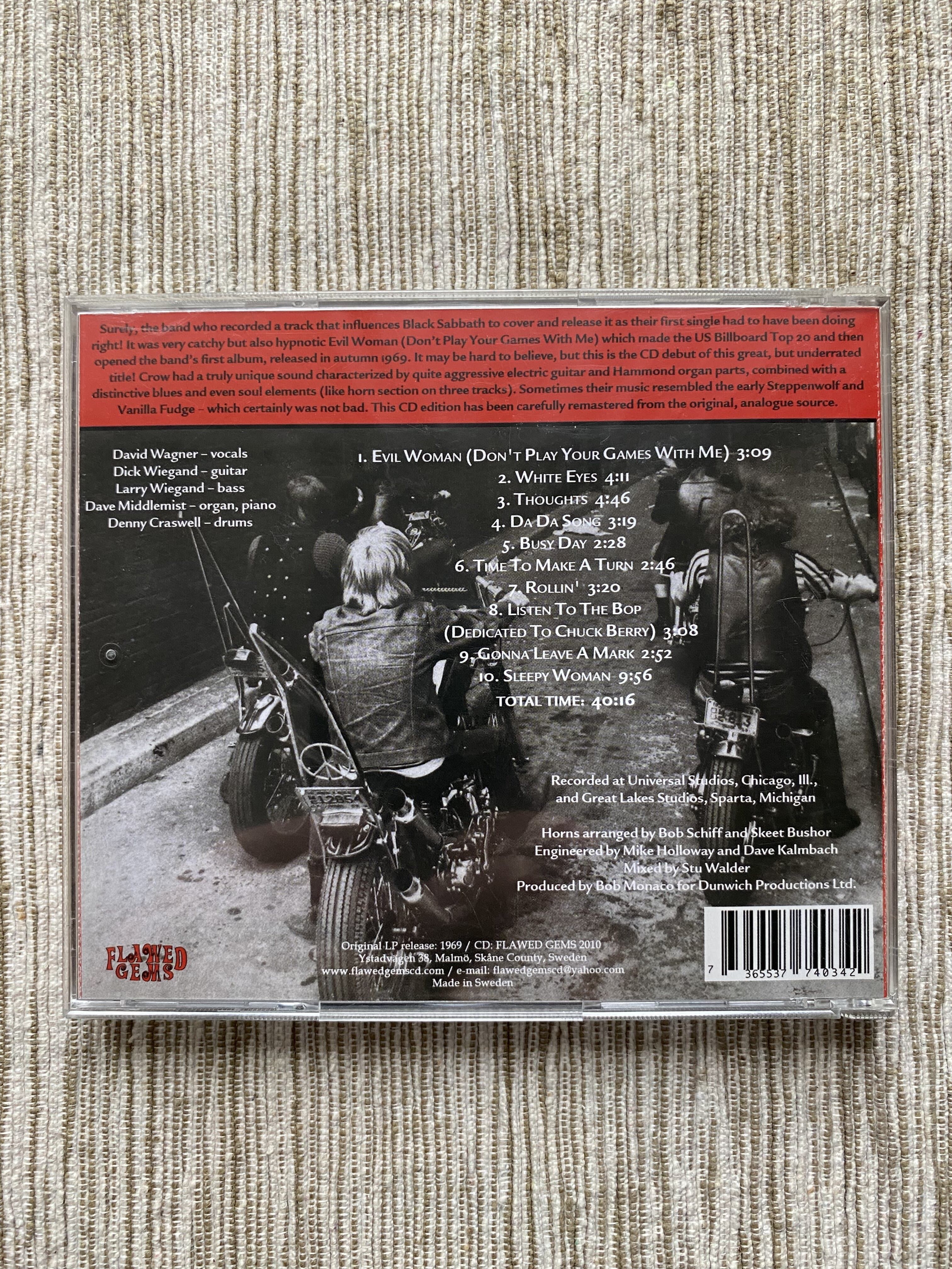 Crow - Crow Music CD