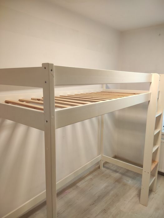 Łóżko piętrowe antresola 90 x200 cm  z materacem premium 24 cm.