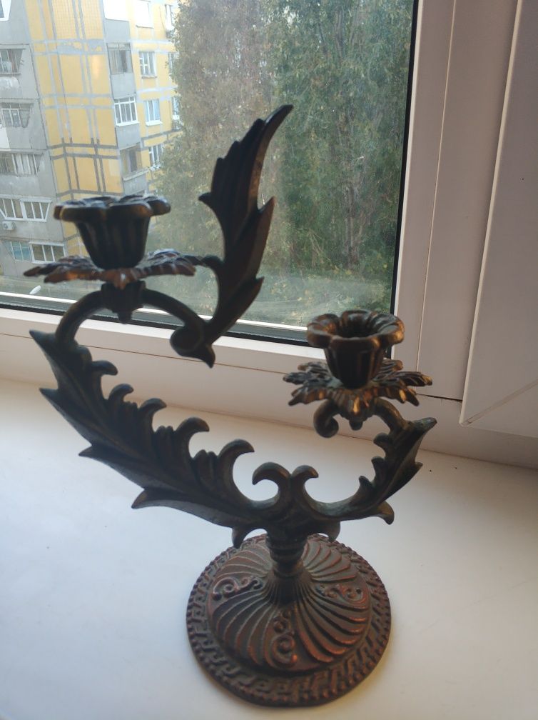 Подсвечник металлический