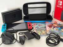 Nintendo Switch - Full opcja - real idealny stan