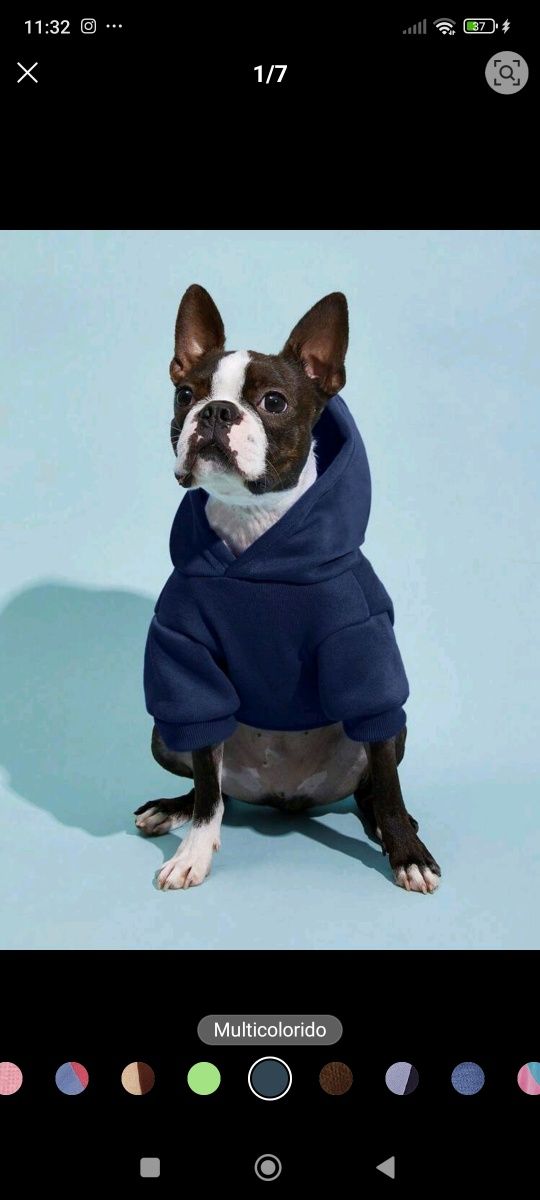 Roupa de inverno cão