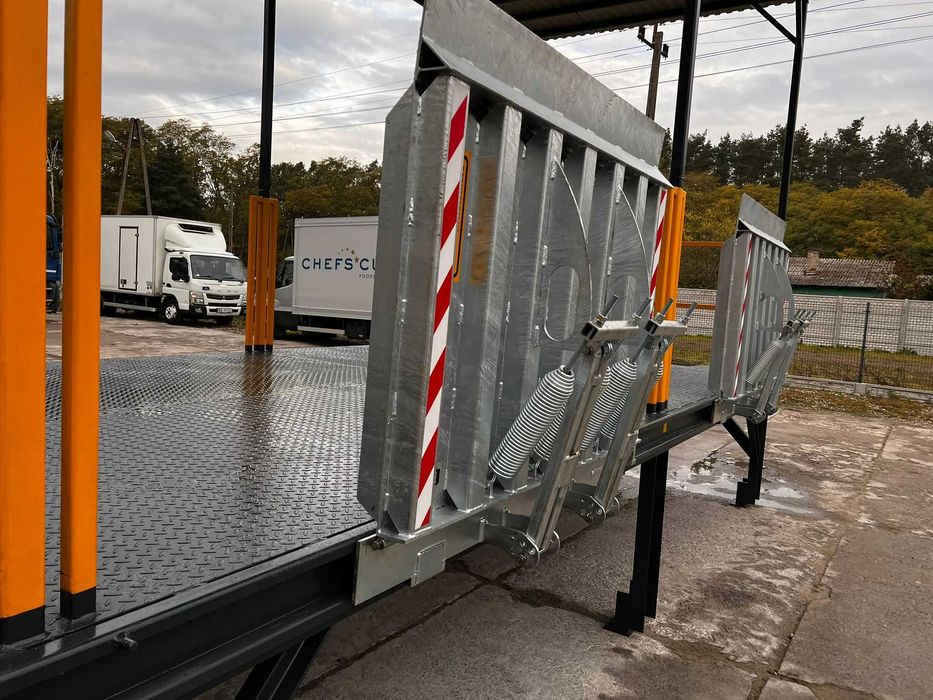 Mostek przeładunkowy sprężynowy rozładunek załadunek rożne wymiary