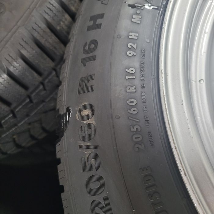 Koła zimowe oryginalne Audi A4 b5 b6 b7 A6 C6 205.55.16 Continental 8m