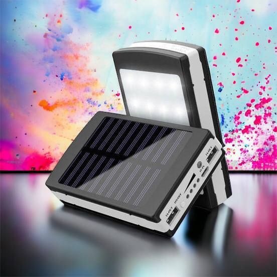 УМБ Power Bank Solar 9000 mAh мобільне зарядне з сонячною панеллю