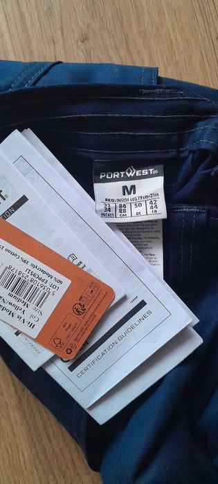 Spodnie robocze odblaskowe