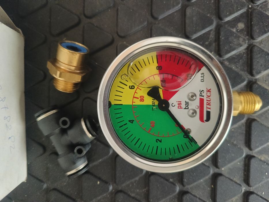 Манометр гліцериновий на 10 бар