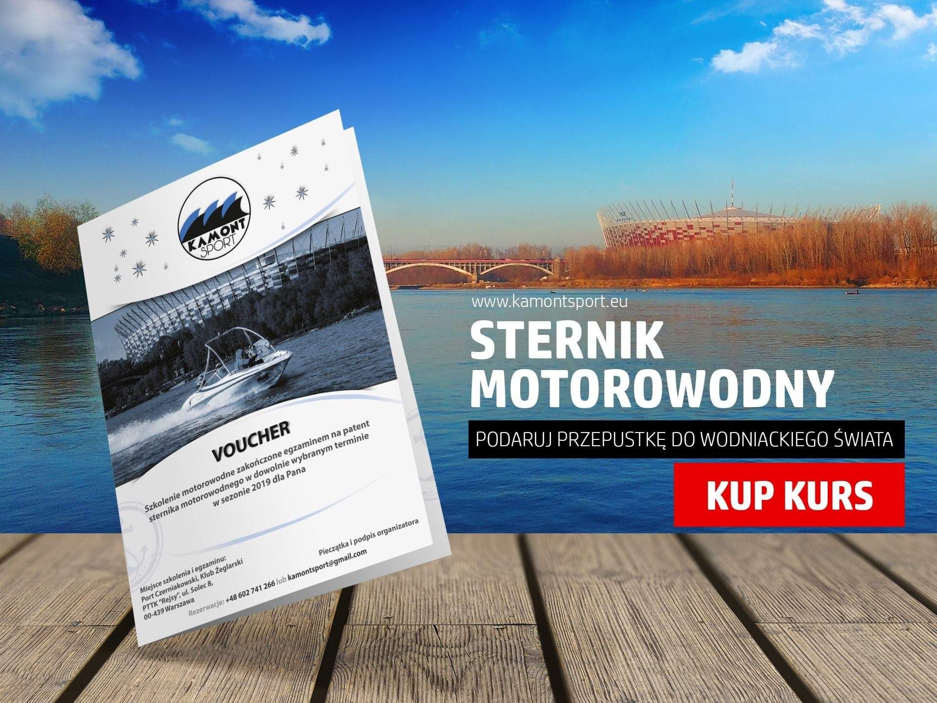 Kurs na patent Sternik Motorowodny Warszawa, motorówka, skuter