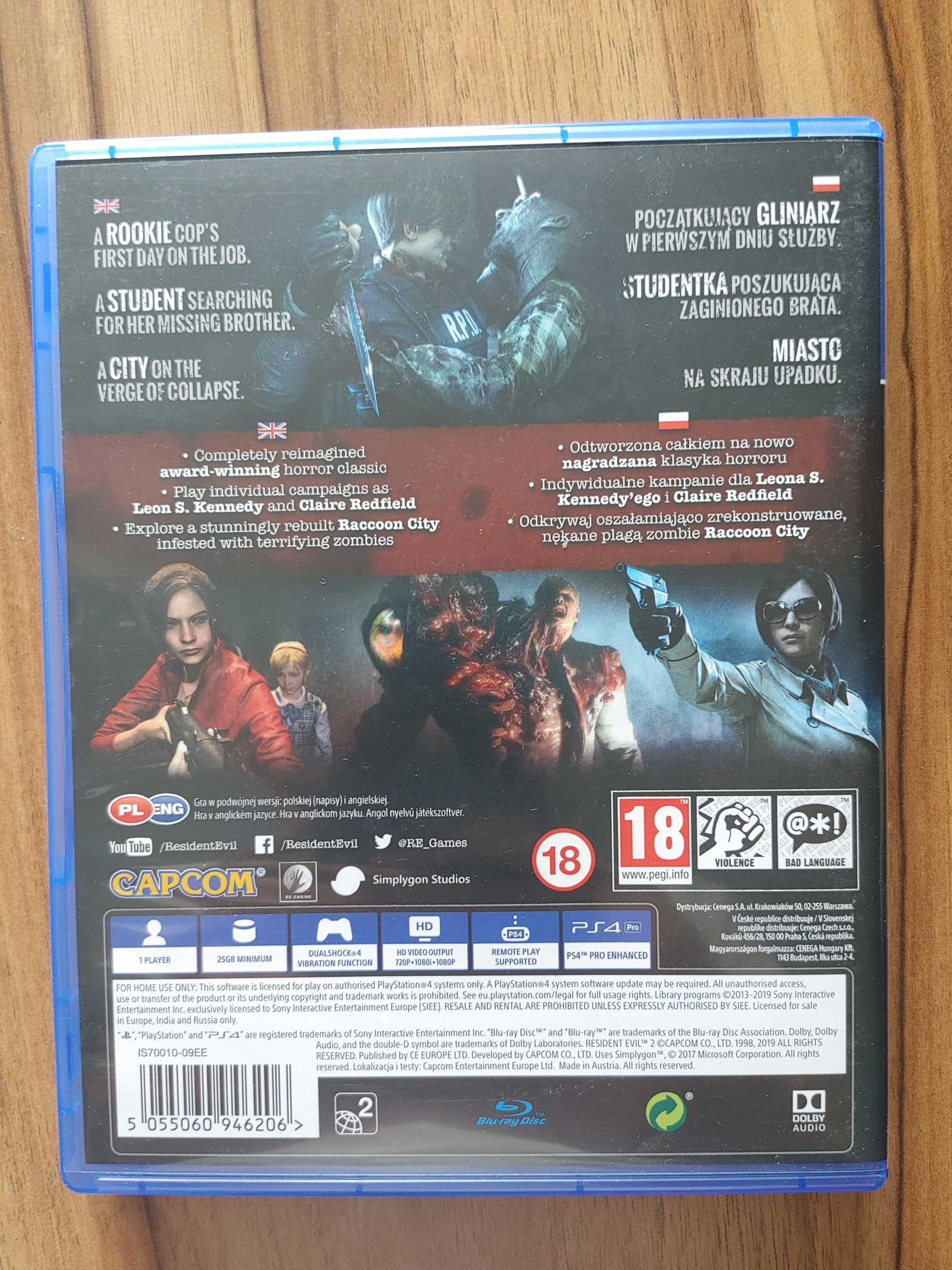 Resident Evil 2 PS4/PS5