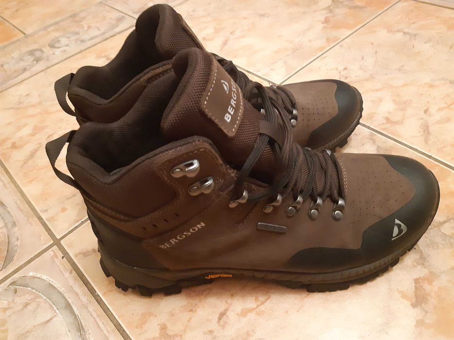 Buty trekkingowe męskie Bergson Semien MID STX r. 44 brązowe