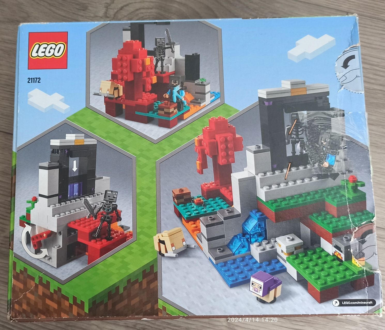 Klocki lego minecraft 21172