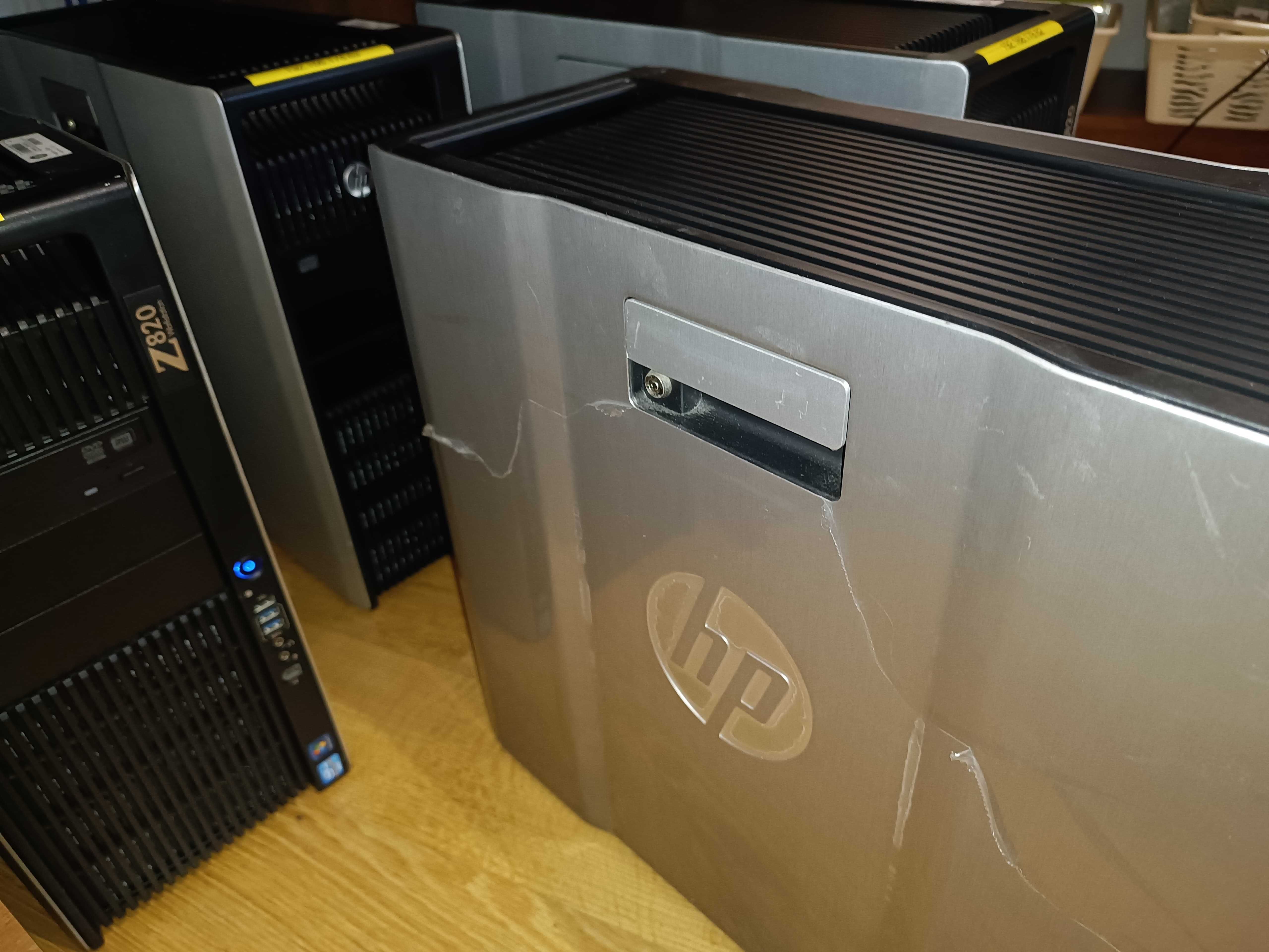 Komputer PC Stacja Robocza HP Z820 2x Xeon E5-2670v2 128GB RAM 2x SSD