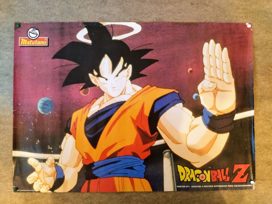 Conjunto 3 Posters Dragon Ball (vintage)