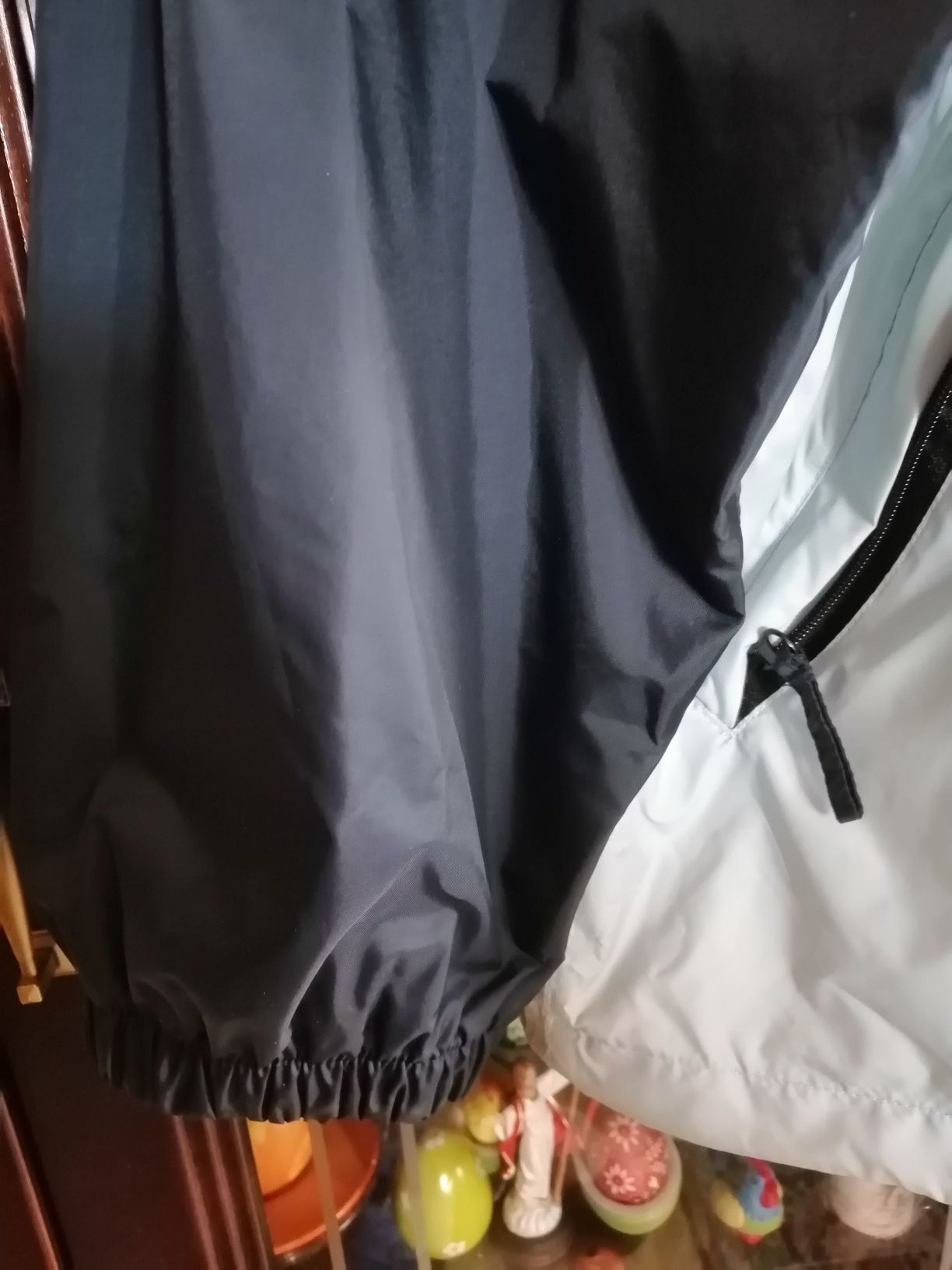 Kurtka męska wiatrówka granatowo-niebieska, 2-3XL