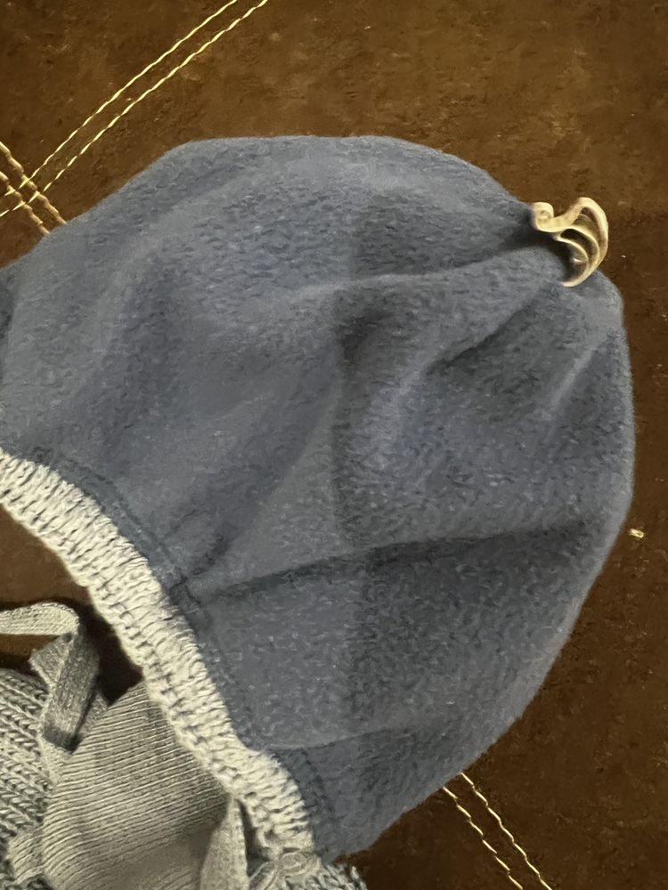 Зимова шапка з хомутом на флісі 1,5-2роки