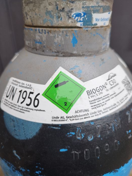 Butla CO2 dwutlenek węgla /CO2 spożywczy BIOGON C30