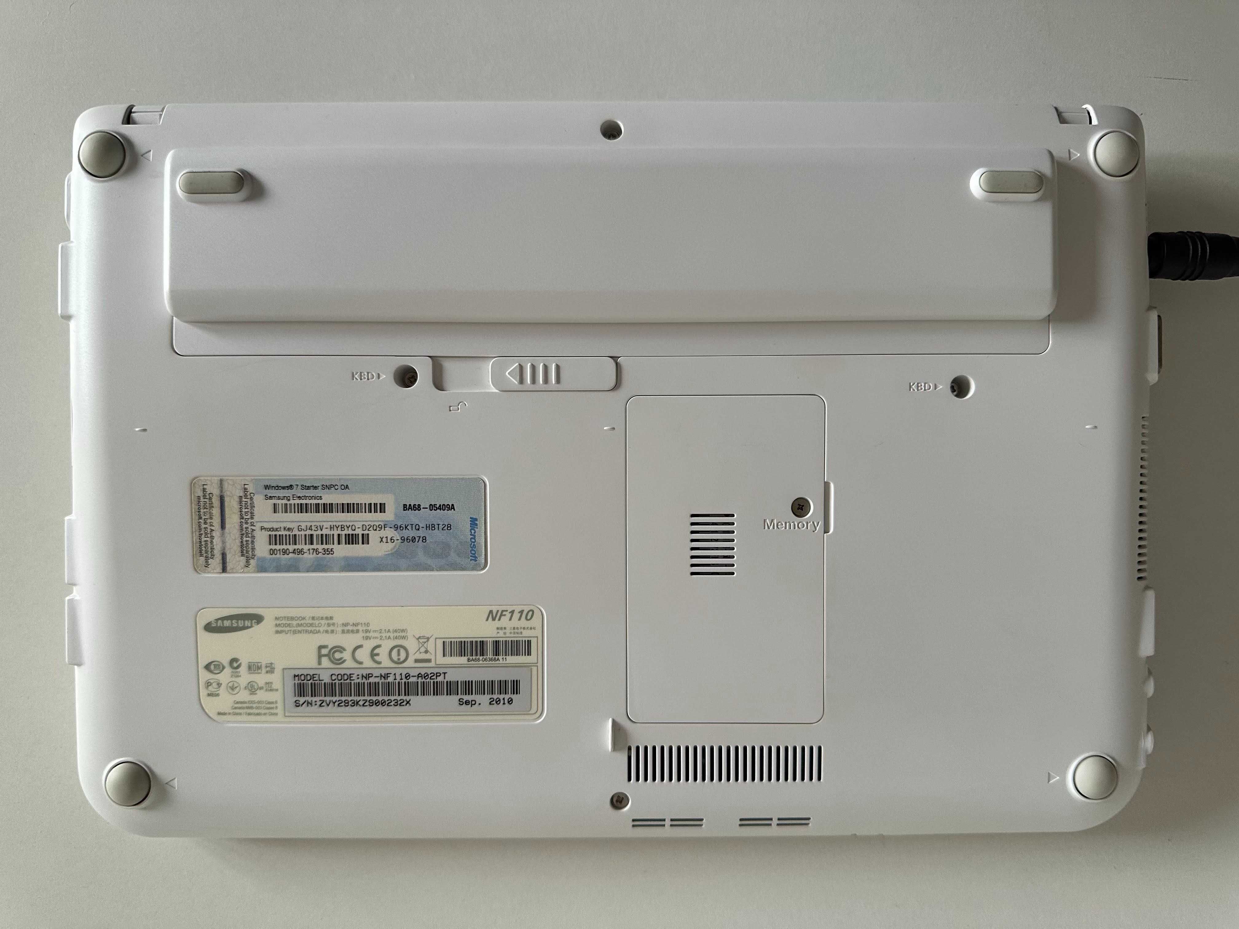 Portátil Samsung NP-NF110 Netbook 10.1"