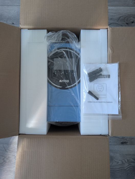 Гібридний інвертор ANJ 5 кВт MPPT 100А, 48В.