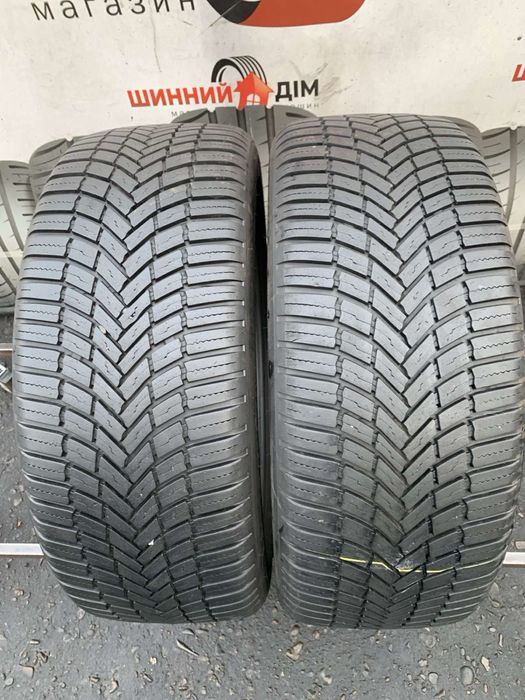 Шини 225/45 R19 пара Bridgestone 2022р всесезон 6,6мм