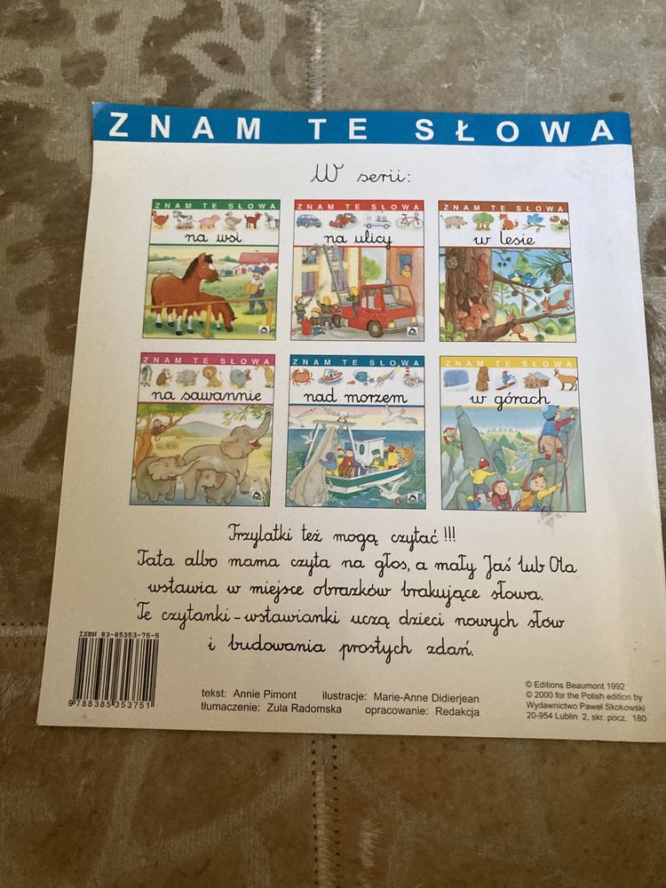 zestaw 2 książek w lesie i nad morzem