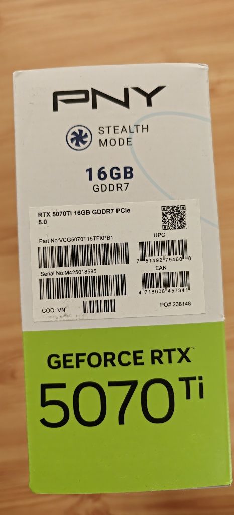 PNY GeForce RTX 5070 Ti OC 16 GB GDDR7