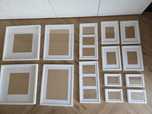 Ramki Ribba Ikea biale zestaw