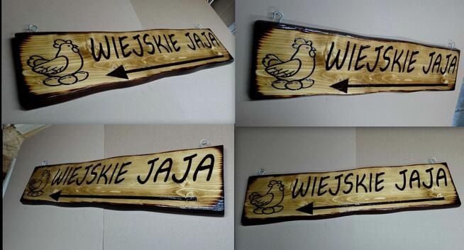 Wypalanie na drewnie napisów oraz grafik